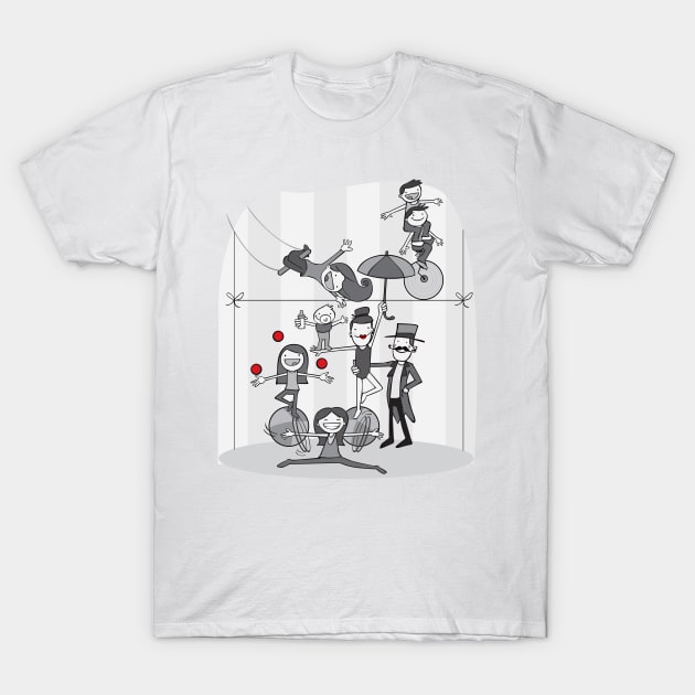 My Family is a Circus T-Shirt by ilaamen